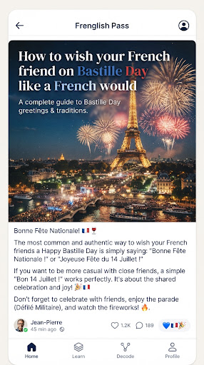 How to wish your French friend on Bastille Day 🎉
